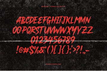 Midnight Terror - Horror Font