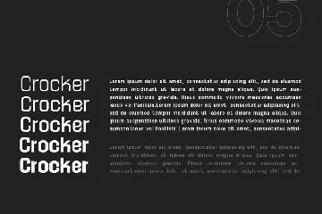 Crocker font