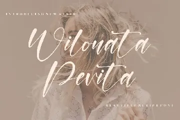 Wilonata Pevita Script Font