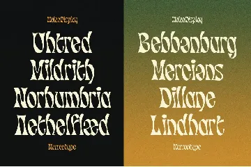 Molen Display Font