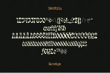 Molen Display Font