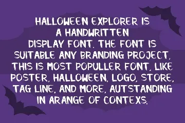 Halloween Explorer font