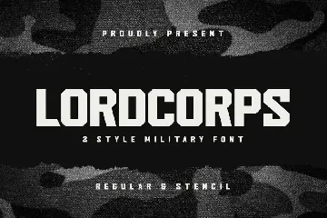 Lordcorps - Military Sans Font