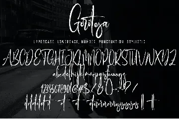 Goritesa font