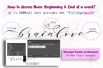 Brainlove - Beautiful Modern Calligraphy font