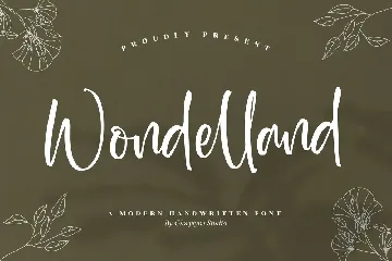 Wondelland Modern Handwritten Font