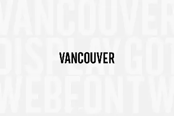 Vancouver - Gothic Typeface + WebFonts