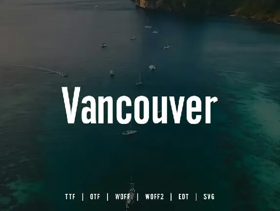 Vancouver - Gothic Typeface + WebFonts