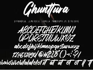 Ghunttura font