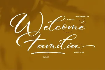 Welcome Patricia Modern Script Font