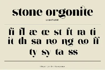 stone orgonite font