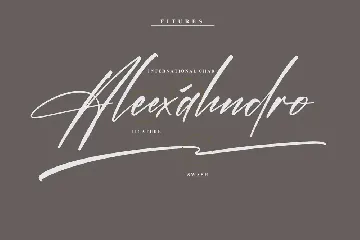 Thunderbold Signature Modern Siganture Font