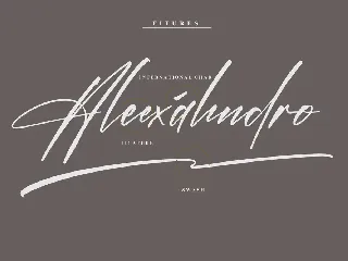 Thunderbold Signature Modern Siganture Font