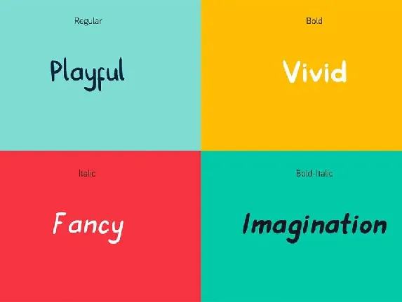 Hanneat - Funny Handwritten font