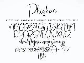 Phiskan font