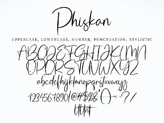 Phiskan font