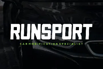 Bankerod - Modern Sport Font