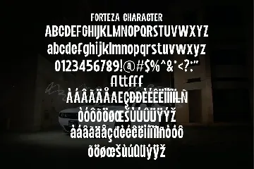 FORTEZA - SANS SERIF FONT