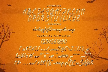 Burtons Ghoster Spooky Handwritten Font