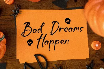 Burtons Ghoster Spooky Handwritten Font