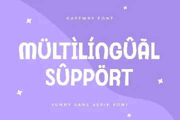 Gateway - Funny Sans Serif Font