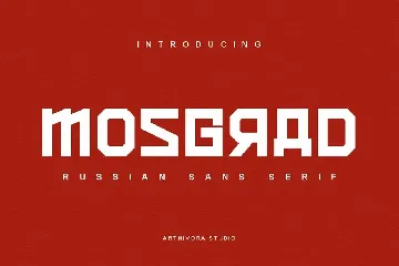 Mosgrad - Sans Serif Fonts