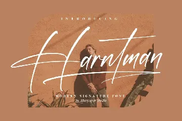 Harntman Modern Signature Font