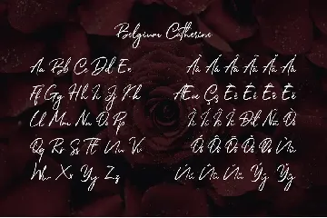 Belgium Catherine - Handwritten Signature font