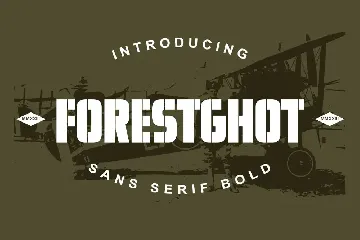 Forestghot - Sans Serif Font