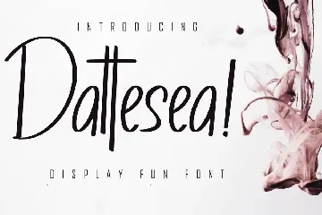 Dattesea  Fun Display Font