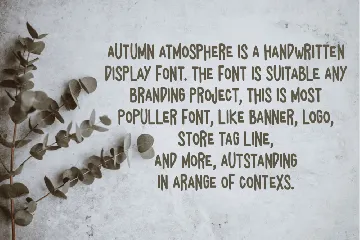 Autumn Atmosphere font