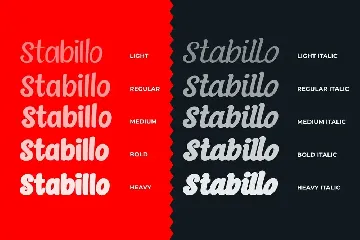 Stabillo font