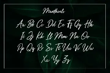 Manthoels - Stylish Signature font