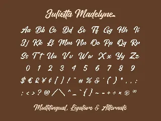 Julietta Madelyne - Delicate Script Font