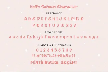 Hello Salmon // Handwritten Font