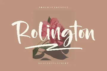 Rolington Script font