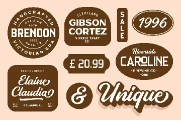 Pierce Jameson - Font Family