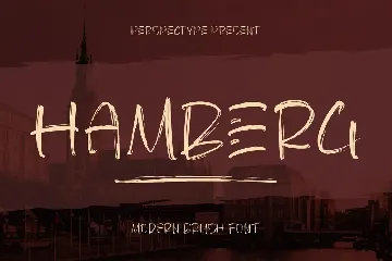 Hamberg Modern Brush Font