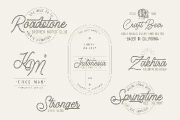 Sugeng Rawuh Monoline Retro font