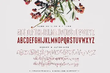 Floral Thunder Font Duo