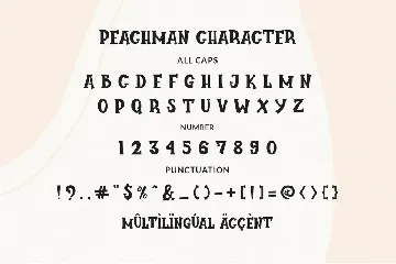 Peachman - Handwritten Font