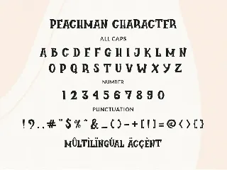 Peachman - Handwritten Font