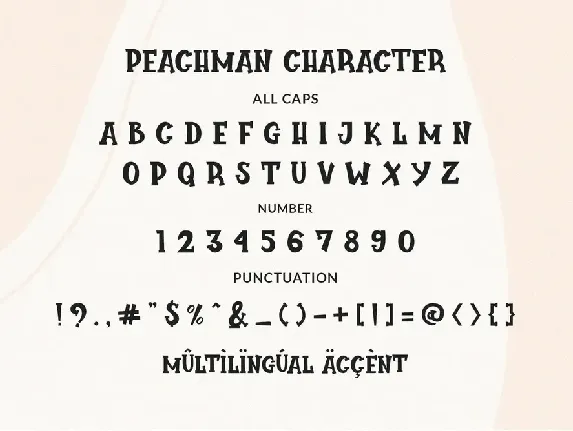 Peachman - Handwritten Font