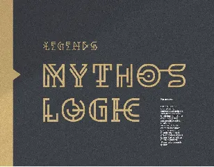 Dritch Geometric Font Duo