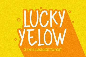 Lucky Yelow font