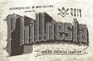 Phillnesia Typeface font