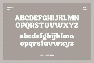 Brugty - Thick Display Fonts