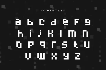 Micro - Pixelate Modern Font