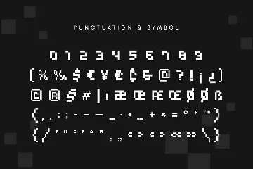 Micro - Pixelate Modern Font