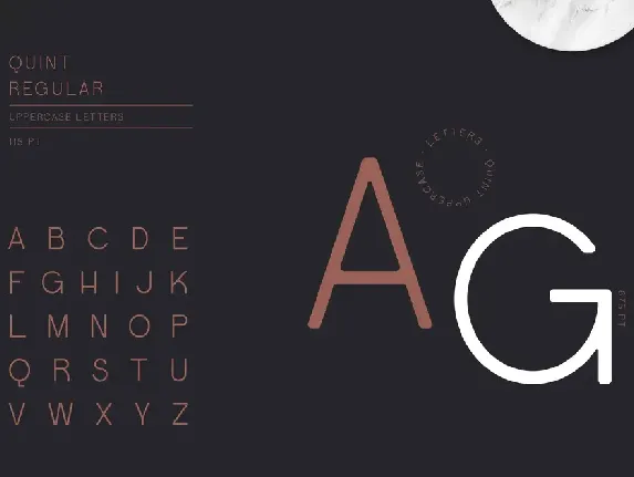 Quint Uppercase Font